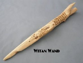 Using the Saxon wands.